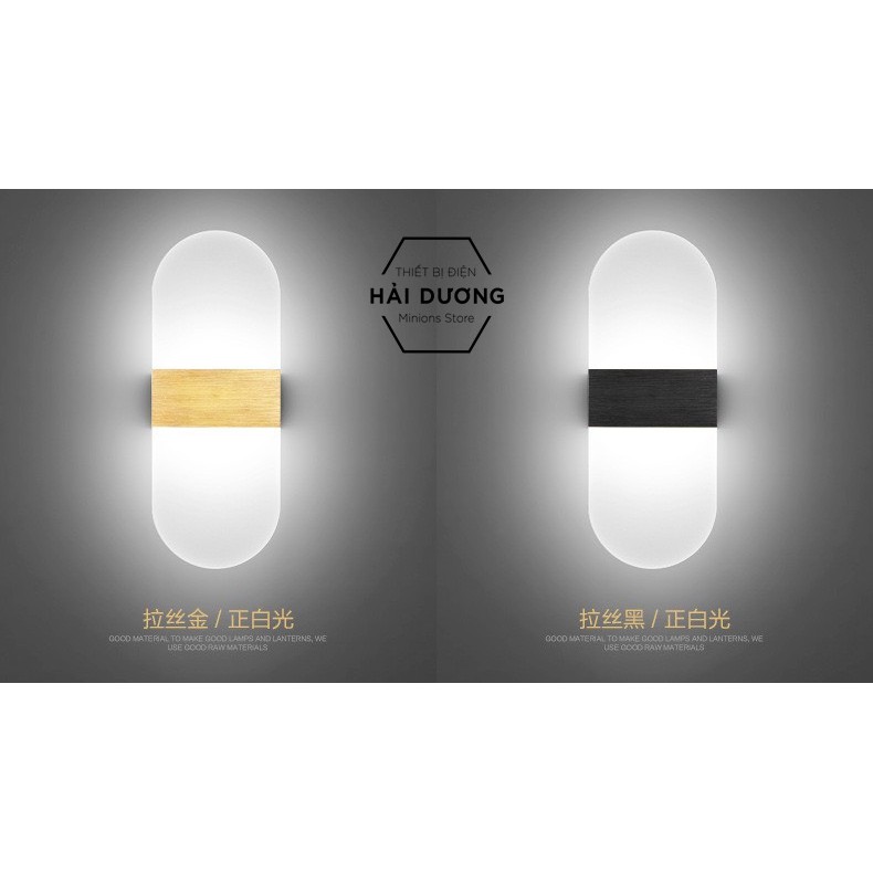 Đèn Led Gắn Tường Decor Hình Oval TN142 - 3 chế độ ánh sáng Trắng/Vàng/Trung Tính - Có Video - BH 1 năm Energy Green LT