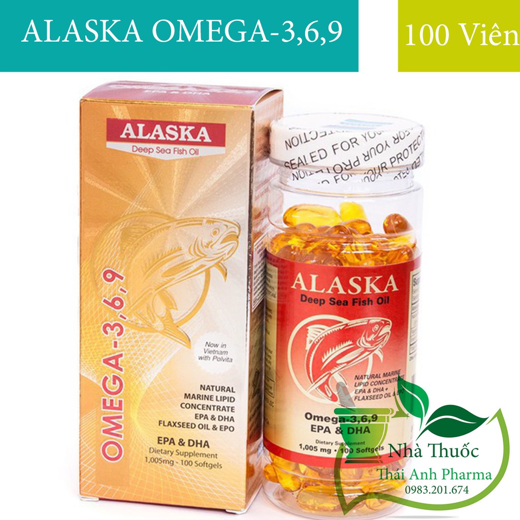 OMEGA 3 6 9 ALASKA - Viên Dầu Cá Alaska Omega 3 6 9