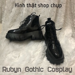 [Sẵn] S5. Giày Boots Chiến Binh mẫu mới 2020 5cm ( size 35-40 ) ( BÓNG và NHÁM )