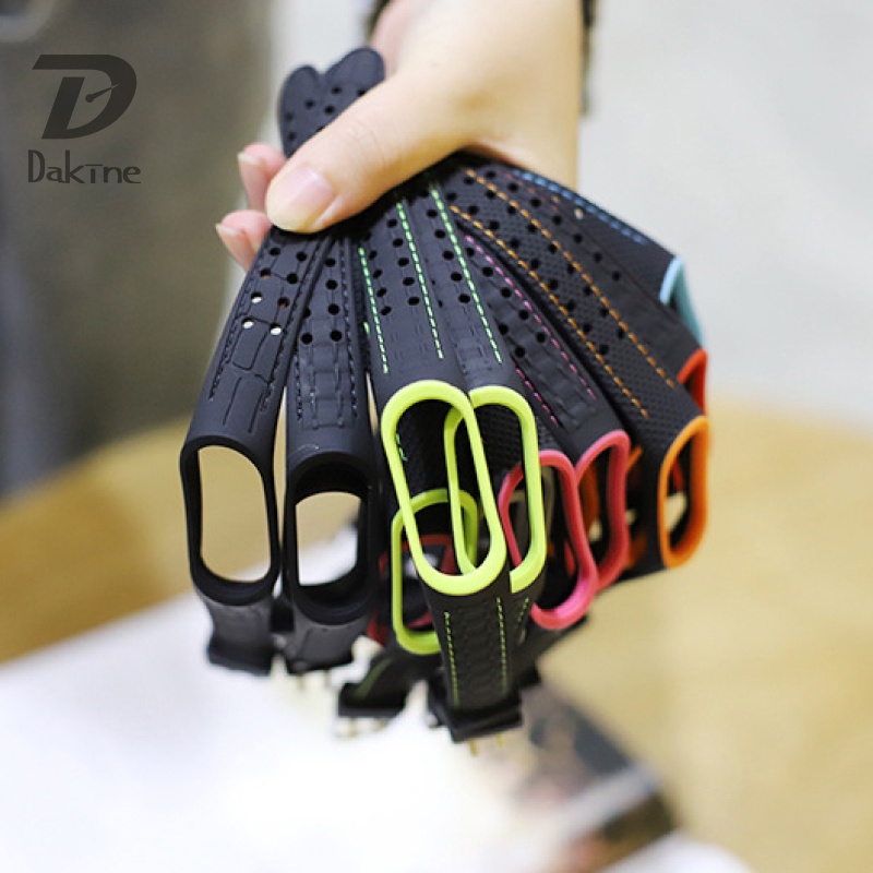 XIAOMI Dây Đeo Cổ Tay Thay Thế Bằng Silicon Chống Mồ Hôi Cho Mi Band 6 5