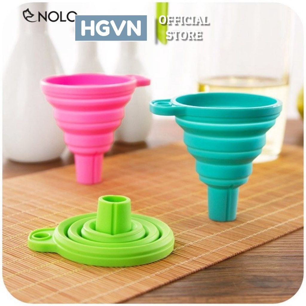 Phễu Silicon Gấp Gọn Loại Dày Siêu Bền Tiện Lợi #244