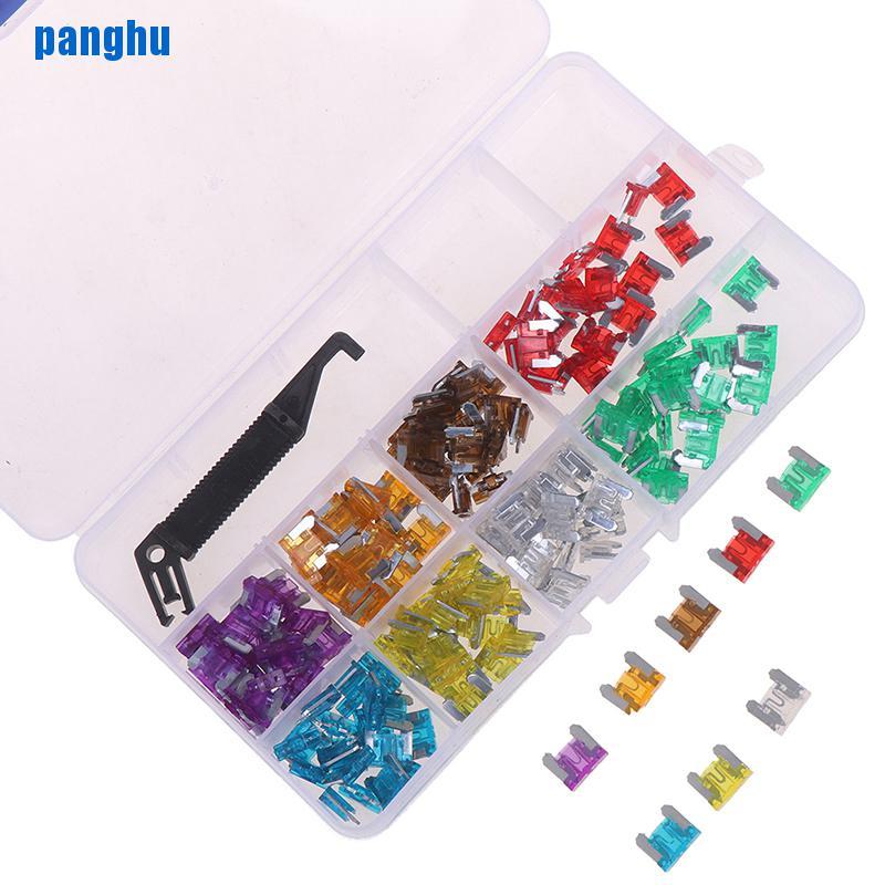 Set 100 Cầu Chì Mini 3a5a7.5a10a15a 20a25a30a Chuyên Dụng