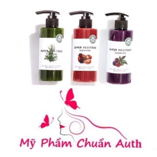 Sữa rửa mặt thải độc rau củ Super Vegitoks Cleanser