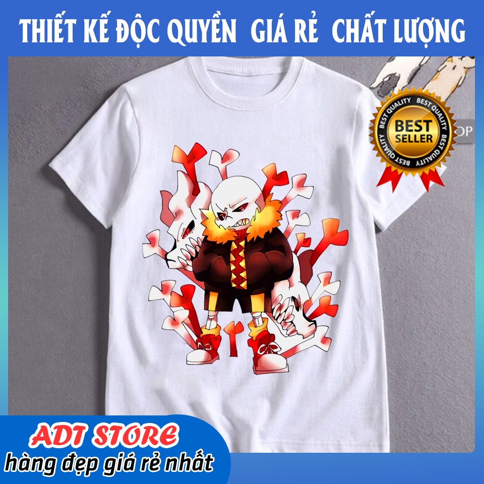 Áo Thun Trẻ Em In Hình Eror Sans 404 Sans Fell Sans mạnh ngầu nhiều mẫu HOT