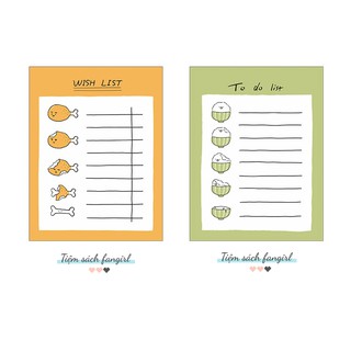Giấy nhớ sticky note Memo