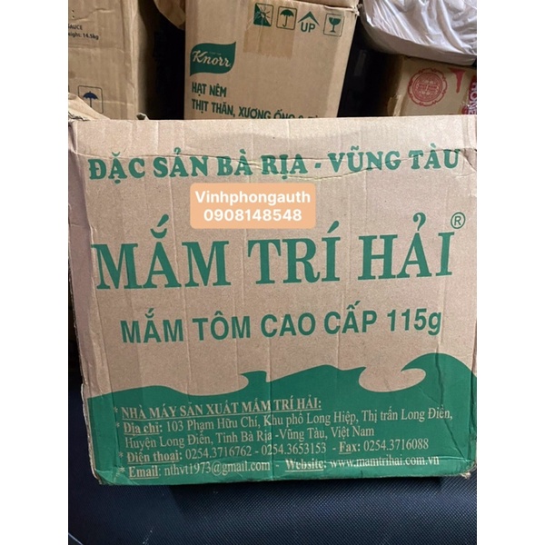 Mắm tôm Trí Hải dạng chai 115gr