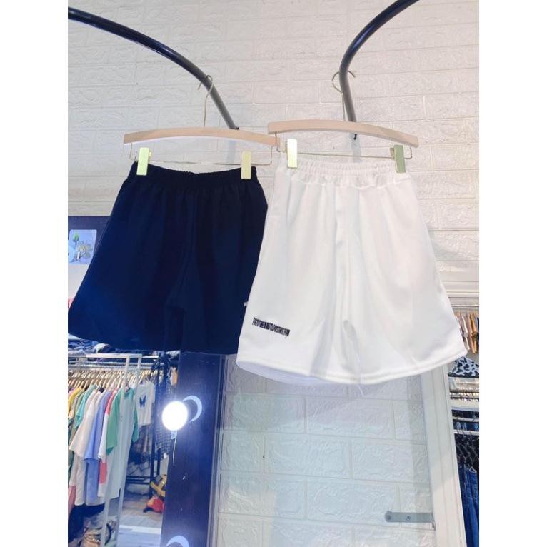 [RẺ VÔ ĐỊCH] [RẺ VÔ ĐỊCH]Combo 2 Quần Shorts - Quần Shorts chữ đùi basic-Quần sooc unisex chữ-Quần nữ (có ảnh thật)