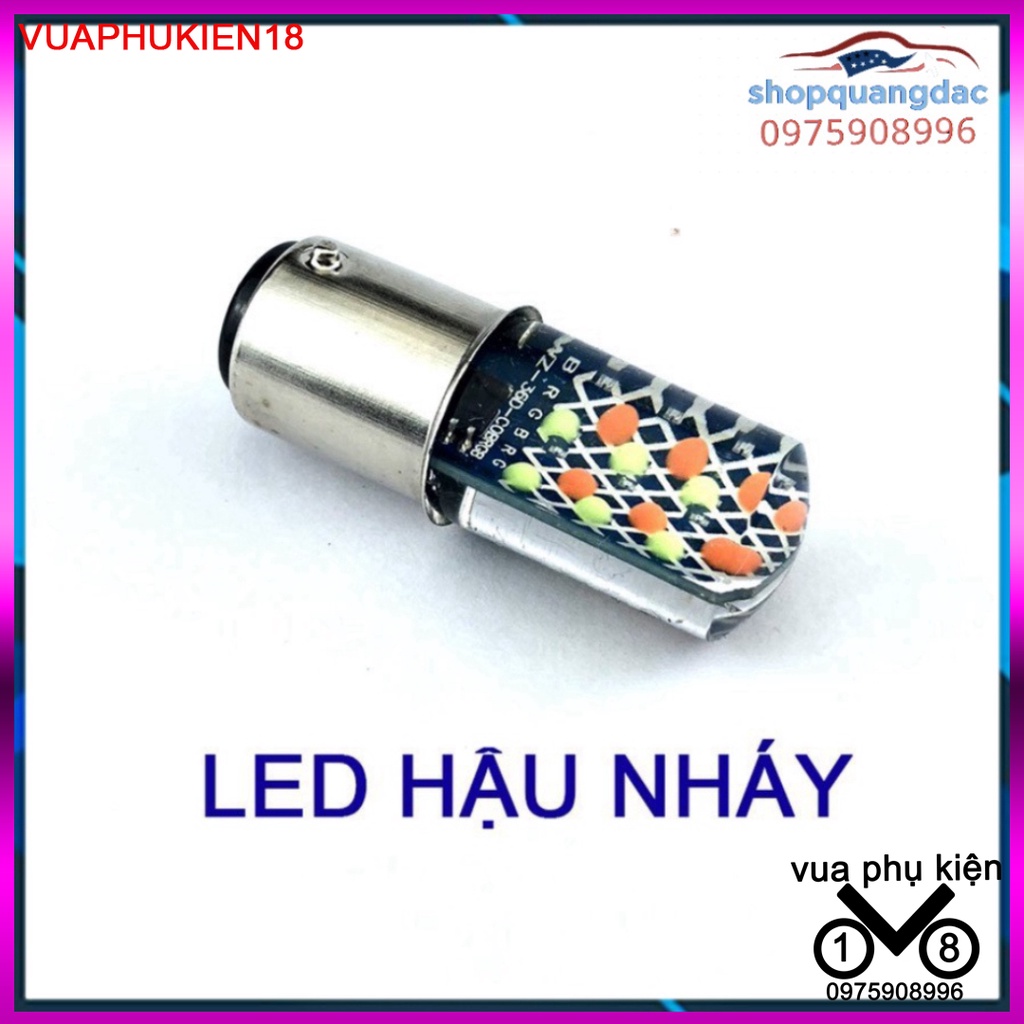 ☻☻☻ Bóng Nháy Hậu F1 Nháy 7 Màu Gắn Xe Máy ••• VUA PHỤ KIỆN 18