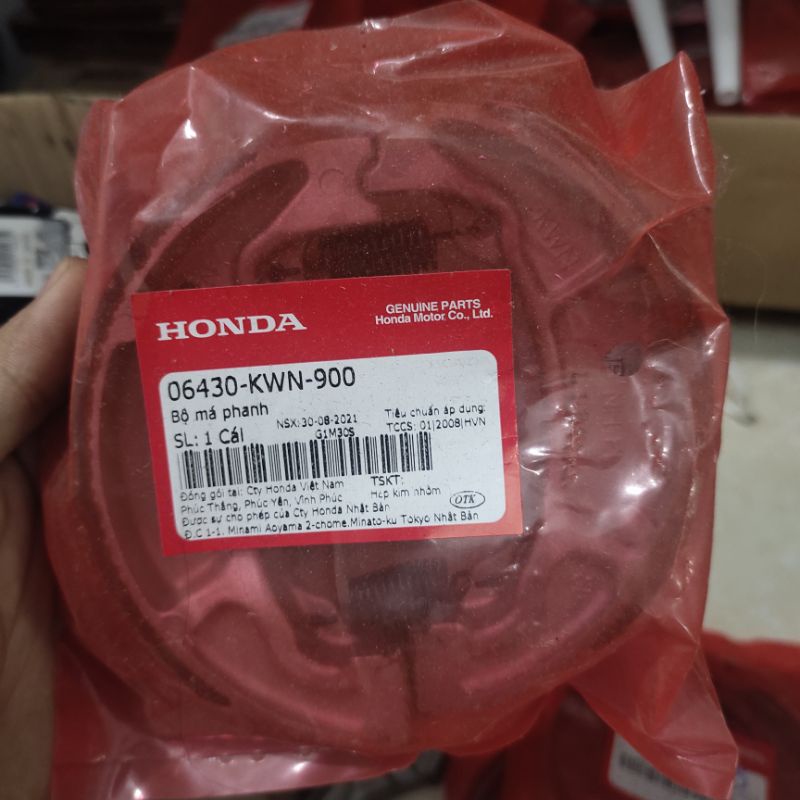 Bộ má phanh sau, Bố thắng sau HONDA các dòng xe tay ga