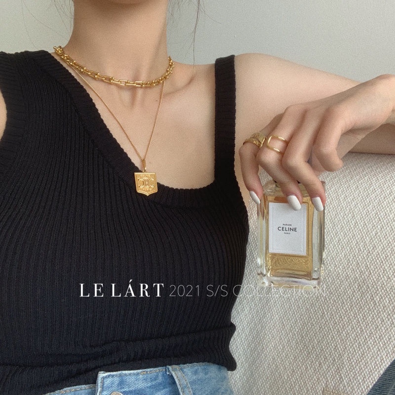 Áo Hai Dây Dáng Ôm Phong Cách Hàn Quốc Đơn Giản Thời Trang