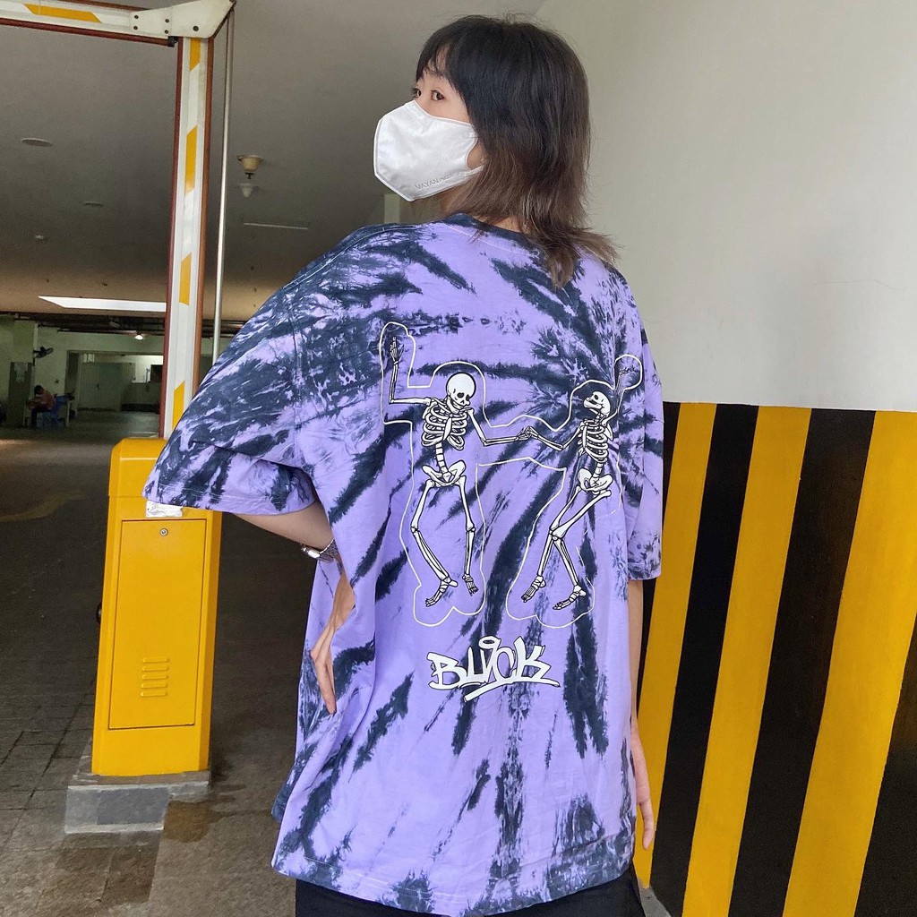 Áo thun BLVCK Purple tiedye &quot;Manbo&quot;