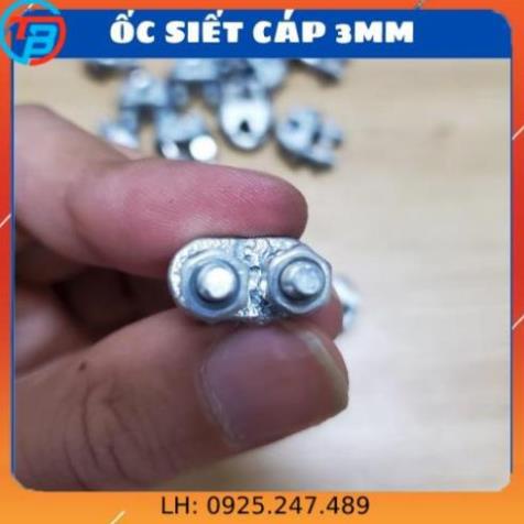 [Khóa cáp] Ốc Siết Cáp 3ly Cóc Kẹp Cáp - Kim khí capthepsaigon