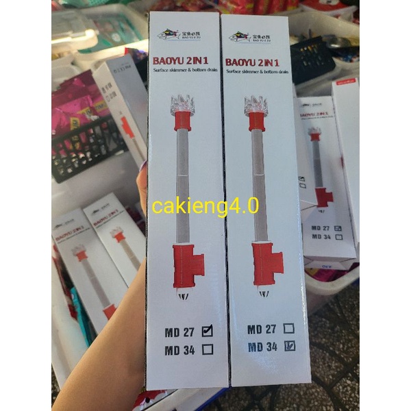 Bộ hút mặt, hút đáy của bơm Baoyu MD-27, MD-34