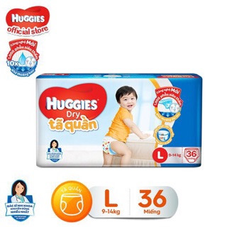 Tã/Bỉm quần Huggies M40,L36,XL32