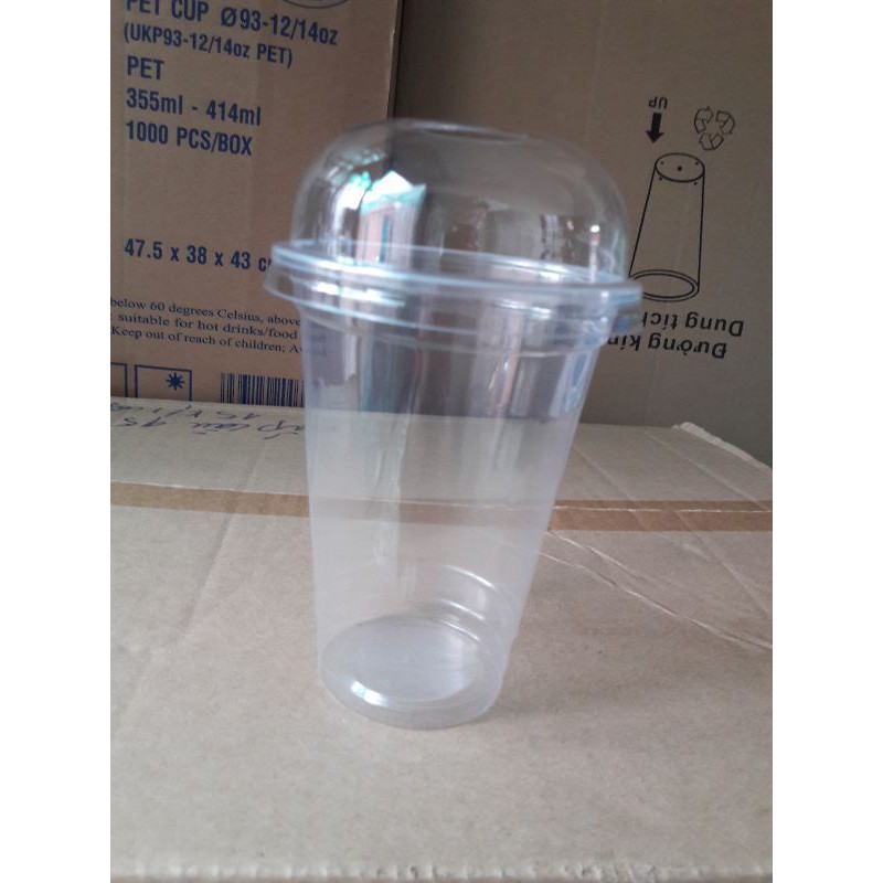 Ly nhựa trơn pp 500 ml