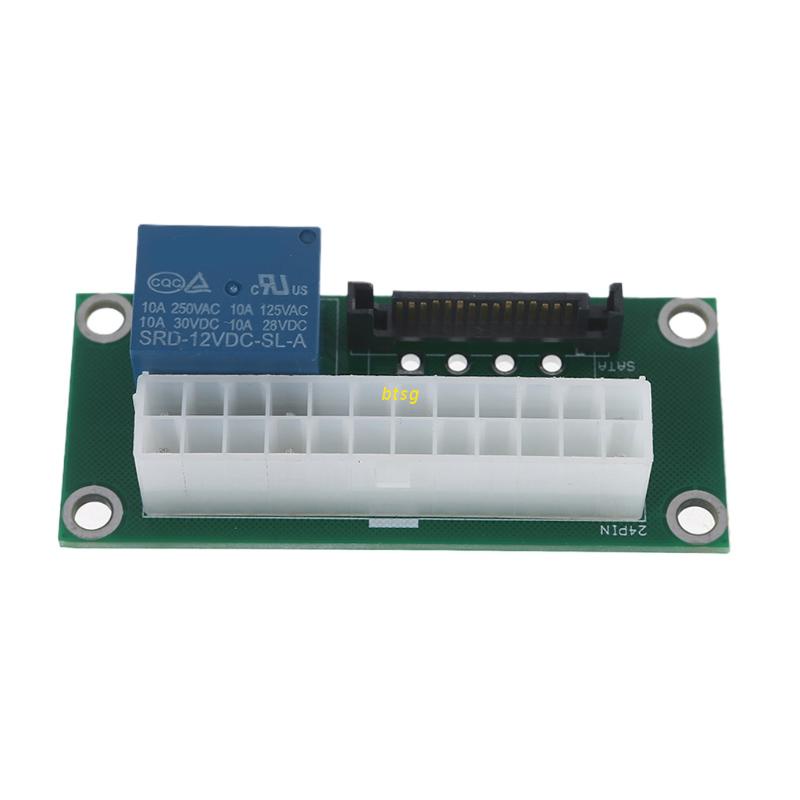 Bảng mạch khởi động chuyển đổi đồng bộ nguồn kép PSU ADD2PSU MOLEX ATX 24PIN sang SATA
