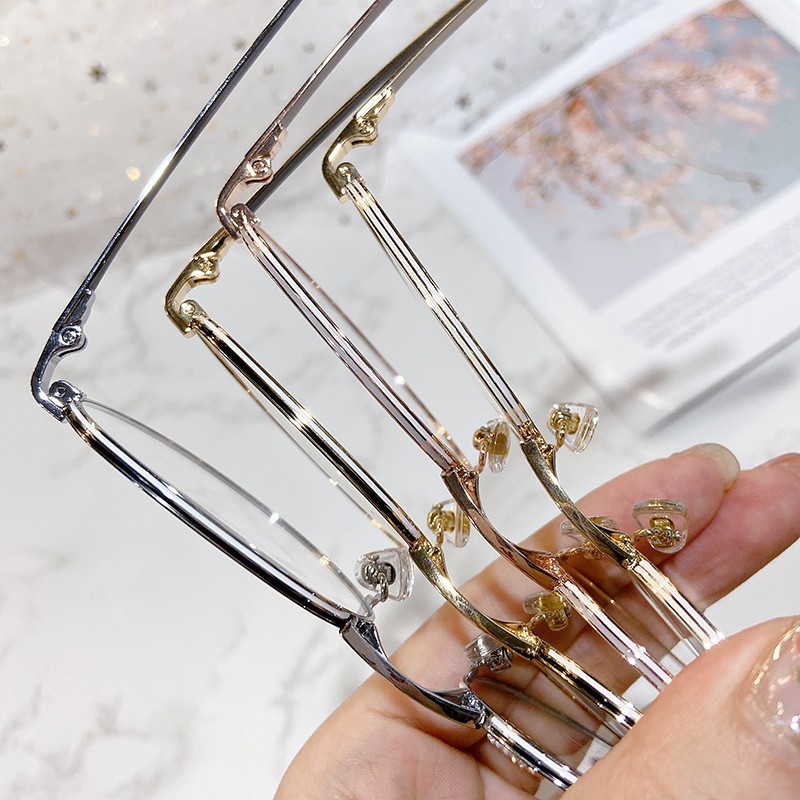 Mắt Kính Gọng Tròn Chống Ánh Sáng Xanh Thời Trang Cho Nam Nữjz5600