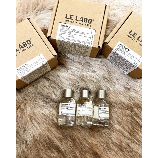 Nước hoa mini 10ml LELABO fullbox santal 33,rose 31,another 13