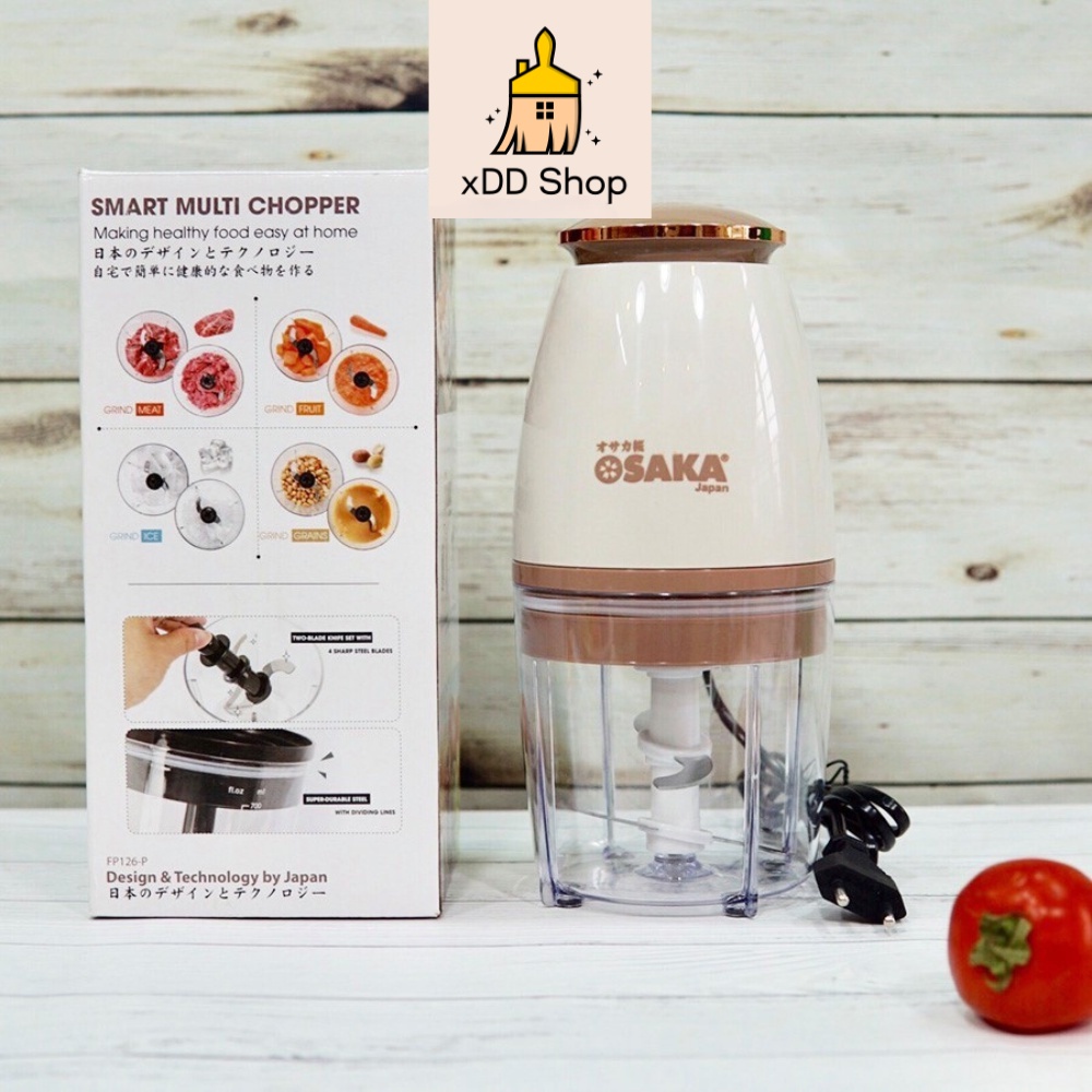 Máy Xay Sinh Tố Xay Thịt Cá Xay Đá Chính Hãng Osaka Dung Tích 700ml