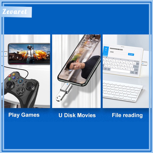 Đầu Đọc Thẻ Nhớ Zevaret Type-c Sang USB3.0 OTG