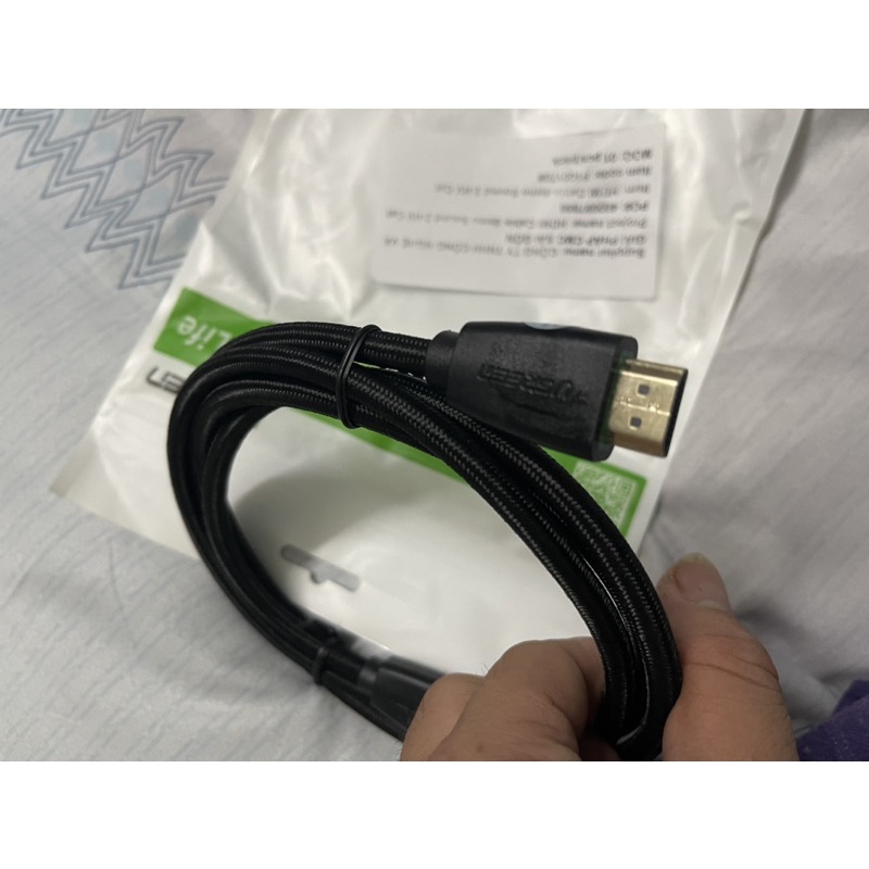 Cáp HDMI 2.0 4k Ugreen chính hãng, bọc dù cao cấp 1.5m