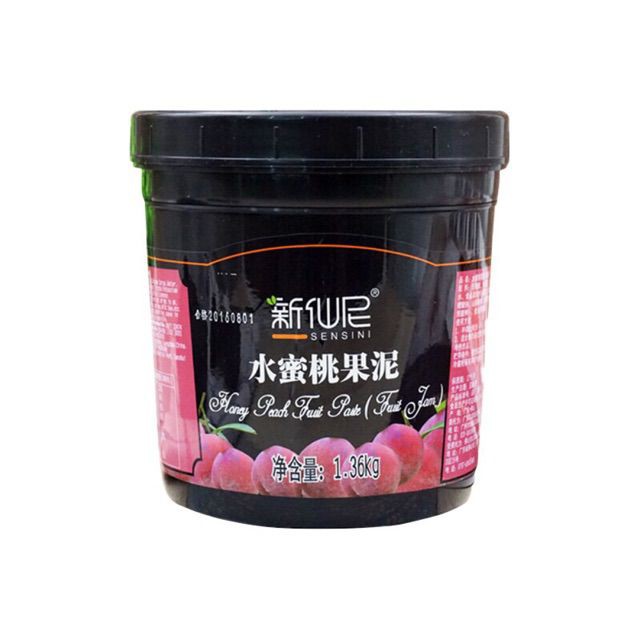 Mứt Sauce/ Sốt Đào Hồng Sensini hộp 1,36kg