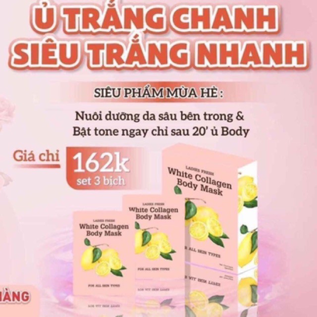 CÓ SỈ SLL Ủ TRẮNG CHANH - SIÊU TRẮNG NHANH - 1 HỘP