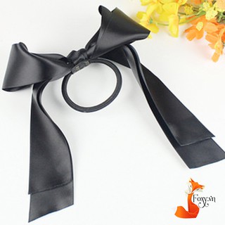 Dây cột tóc Nơ dài Handmade cao cấp phong cách Hàn Quốc Foxy