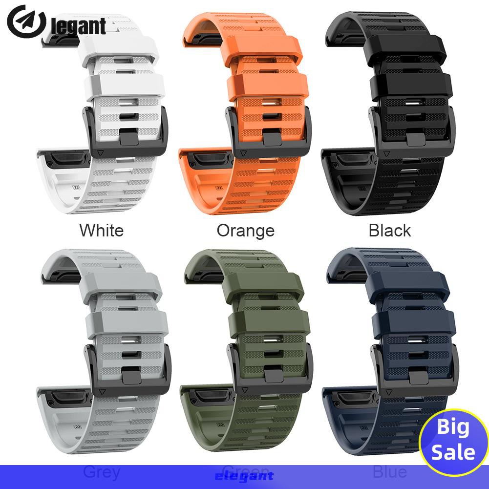 Dây Đeo Silicon Thay Thế Cho Đồng Hồ Thông Minh Garmin Fenix 6 5 Forerunner 935 Quatix 5 Instinct