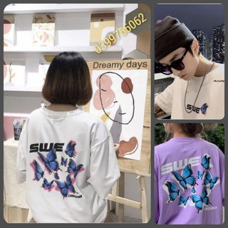 AT022 Áo Thun SWE BƯỚM BUTTERFLY Uniex Nam Nữ
