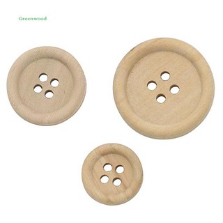 Set 50 nút gỗ 4 lỗ dành cho làm đồ thủ công