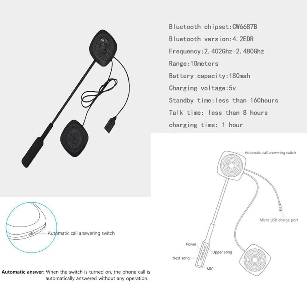 Tai Nghe Bluetooth 4.2 Edr Kèm Mic Thoại