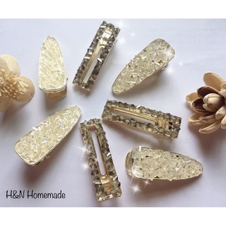 Kẹp Tóc Đính Đá Pha Lê Phong Cách Hàn Quốc Cao Cấp Rất Sang hình Tam Giác hình Chữ Nhật