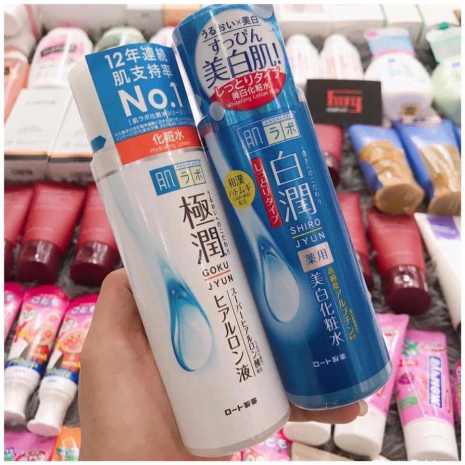 Nước Hoa Hồng Hada labo Nhật Bản Lotion Goku Shiro Jyun 170ml Giữ Ẩm Lâu, Thấm Nhanh Không Kích Ứng Da