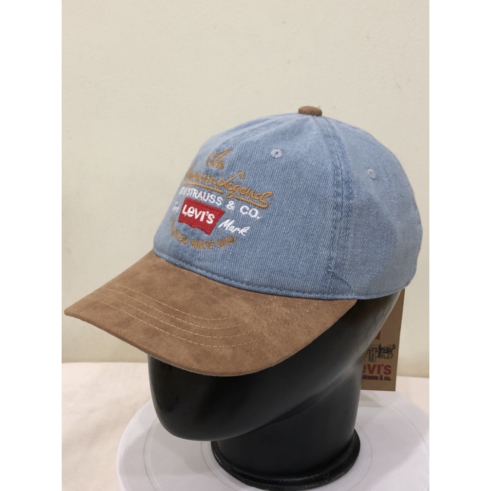 Nón đẹp, nón mũ lưỡi trai nam nữ hàng VNXK siêu phẩm mẫu thêu nổi logo Levis màu xanh cực chuẩn. Nón nam nữ