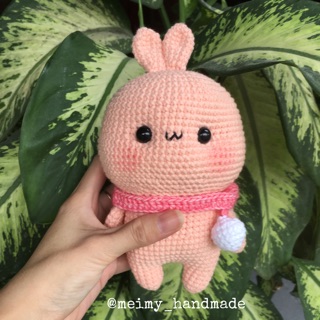 Thú bông len handmade - Thỏ mũm mĩm