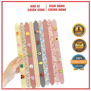 Bờm tóc dán gấp gọn dùng để cốc định tóc thiết kế đính hoa kèm hình trang trí kute cho bé nhiều mẫu xinh