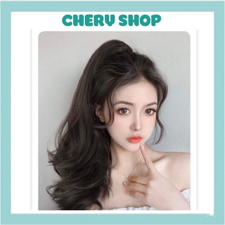 Tóc giả ngoặm xoăn 💄 freeship 💄 tóc giả ngoặm xoăn dợn n44