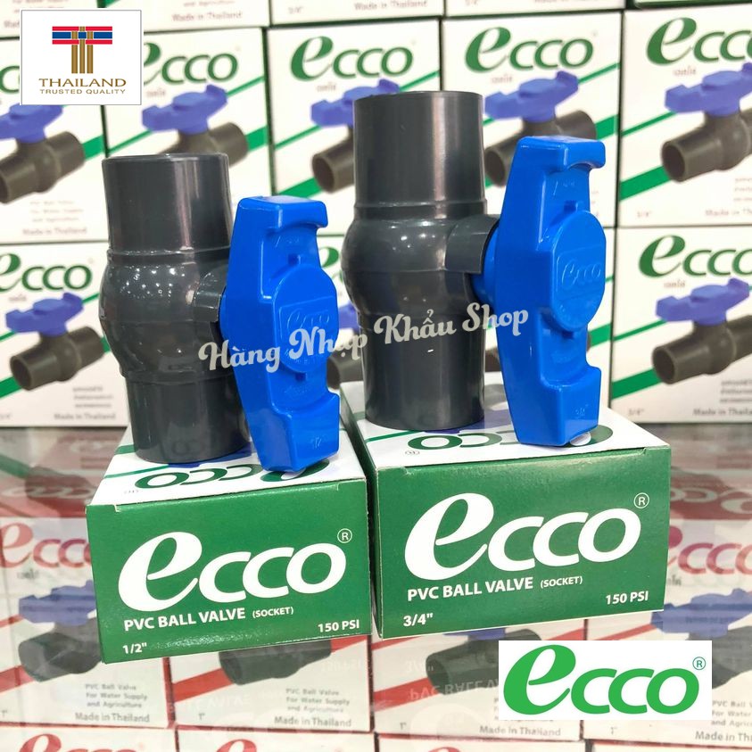 Van khoá nước phi 27 ECCO nhập khẩu từ Thái Lan