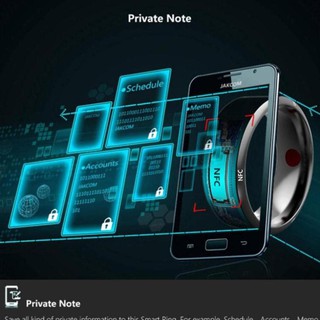 Nhẫn đeo tay thông minh NFC