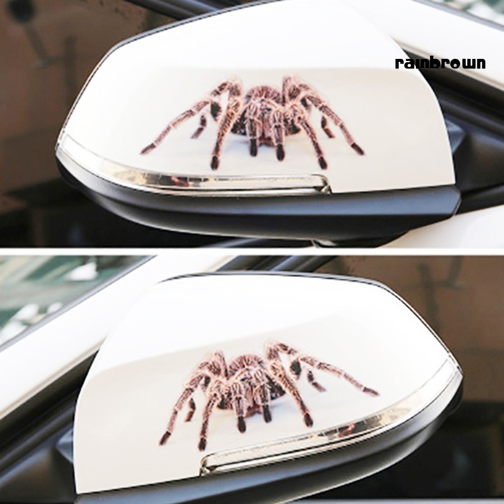 Miếng dán trang trí xe hơi hình động vật 3D độc đáo cá tính