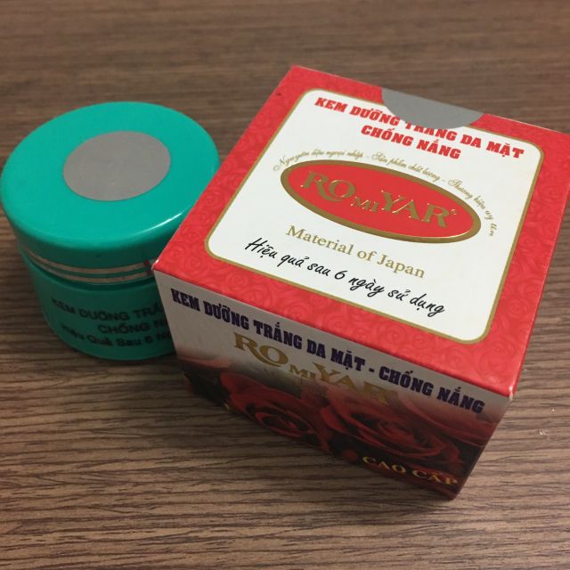 Sỉ 12 hủ Kem dưỡng trắng da mặt romiyar