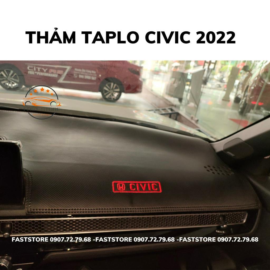Thảm Taplo Honda Che Nắng Chống Nóng Da Vân Gỗ Cacbon BRV CRV Civic City Brio HRV Jazz Accord