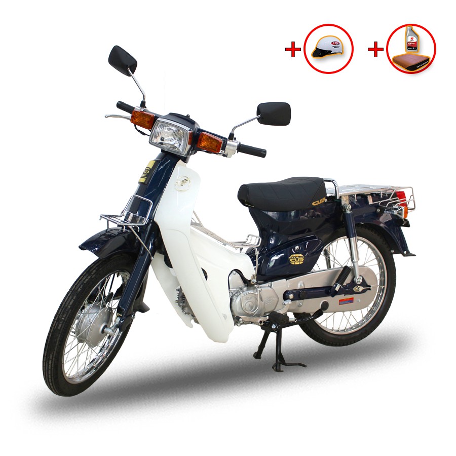 Xe máy CUB 82 TAYA LUXURY (xanh tím) nan hoa