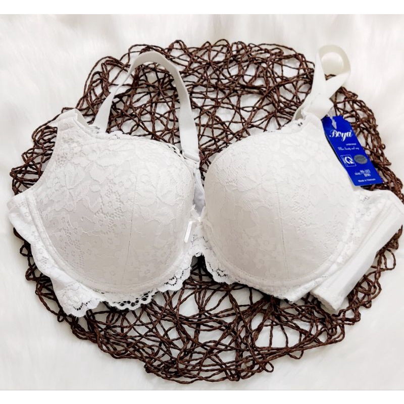 [BIGSIZE] Áo ngực Ren tạo khe bản lớn, cup B.