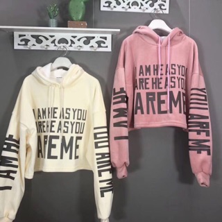 Set áo nỉ hồng và chân váy đen M