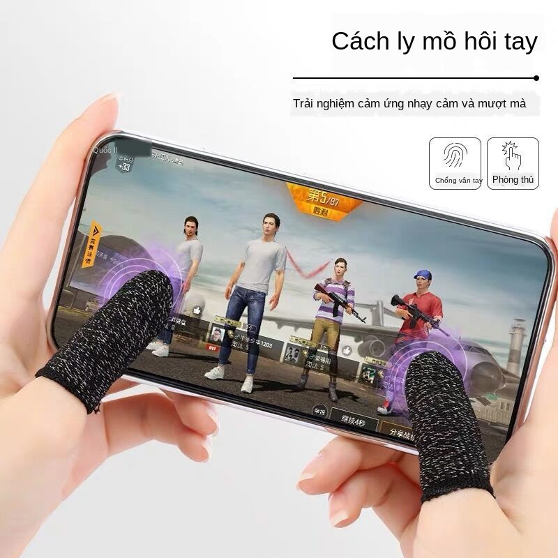 【TIKTOKĐề Nghị】Chống Mồ Hôi Ngón Tay Gà Ngón Tay Vua Vinh Quang Tay Tour Hòa Bình Elite Găng Tay Chơi Game