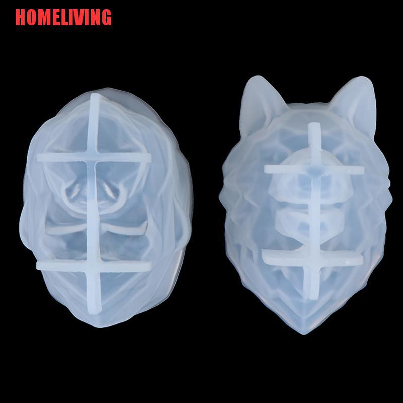 [HOMELIVING] Khuôn silicone Hình Gấu Hình Học DIY Âm Thanh Nổi Trang Trí Gương