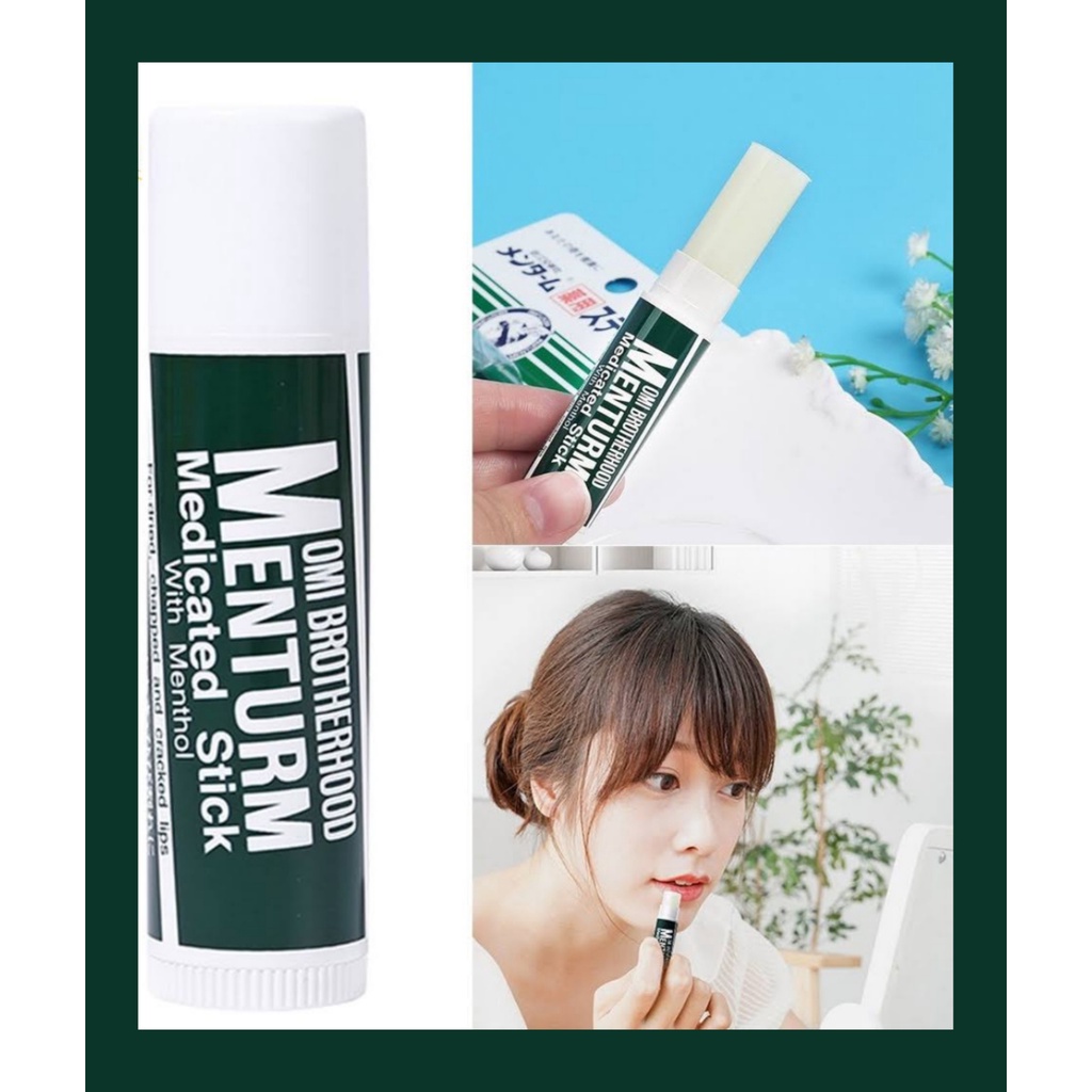 Son dưỡng Omi Brotherhood Menturm Medicated Stick With Menthol