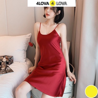 Váy ngủ 2 dây sexy chất liệu lụa Satin mềm mịn cao cấp